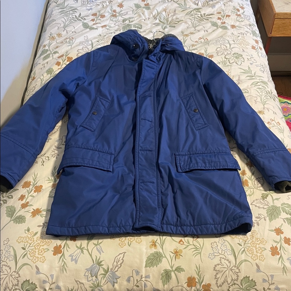 BANANA REPUBLIC Men's Blue Insulated Parka Jacket